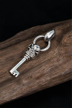 Load image into Gallery viewer, Antique Skull Key 925 Silver Pendant
