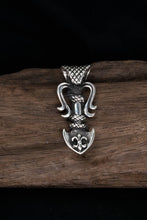 Load image into Gallery viewer, Retro 925 Silver Snake Animal Pendant
