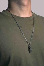 Load image into Gallery viewer, Retro Skull 925 Sterling Silver Pendant