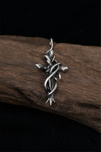 Load image into Gallery viewer, Retro Cross 925 Sterling Silver Pendant