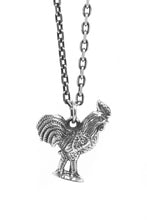 Load image into Gallery viewer, Retro Rooster 925 Sterling Silver Pendant