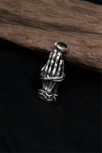 Load image into Gallery viewer, Praying Hands Antique 925 Silver Pendant