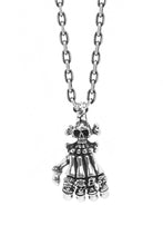 Load image into Gallery viewer, Retro 925 Sterling Silver Skull Hands Pendant