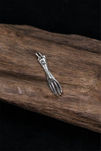 Load image into Gallery viewer, Retro Fork 925 Sterling Silver Pendant