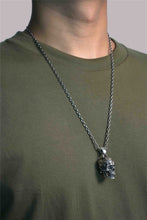 Load image into Gallery viewer, TS® Retro Skull Pendant 925 Sterling Silver
