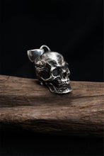 Load image into Gallery viewer, TS® Retro Skull Pendant 925 Sterling Silver