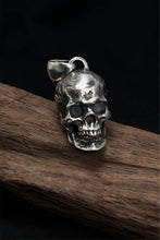 Load image into Gallery viewer, TS® Retro Skull Pendant 925 Sterling Silver