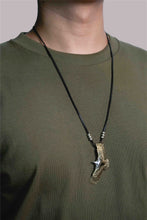 Load image into Gallery viewer, Native American Jewelry Brass Eagle Pendant Takahashi Goro
