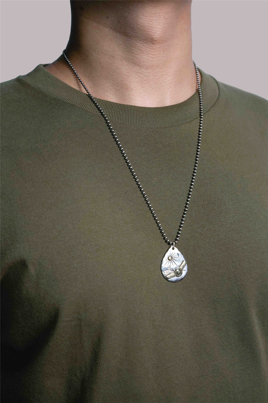 Takahashi Goro Silver Sun Eagle Pendant