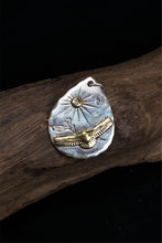 Load image into Gallery viewer, Takahashi Goro Silver Sun Eagle Pendant