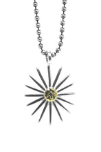 Load image into Gallery viewer, Takahashi Goro Sunflower 925 Sterling Silver Pendant