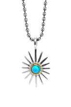 Load image into Gallery viewer, 925 Sterling Silver Takahashi Goro Sunflower Pendant