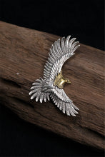 Load image into Gallery viewer, 925 Silver and Brass Eagle Pendant