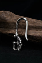 Load image into Gallery viewer, Skeleton Skull Vintage Hook 925 Sterling Silver Pendant