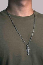 Load image into Gallery viewer, Retro Cross 925 Sterling Silver Pendant