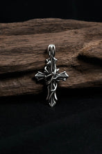 Load image into Gallery viewer, Retro Cross 925 Sterling Silver Pendant