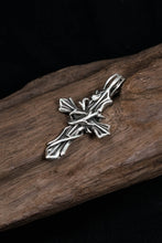 Load image into Gallery viewer, Retro Cross 925 Sterling Silver Pendant