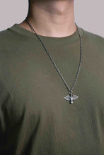 Load image into Gallery viewer, Retro Angel Wings 925 Silver Cross Pendant