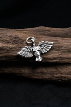 Load image into Gallery viewer, Retro Angel Wings 925 Silver Cross Pendant