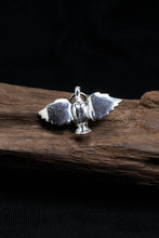 Load image into Gallery viewer, Retro Angel Wings 925 Silver Cross Pendant