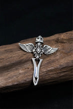 Load image into Gallery viewer, Retro Silver Cross Wings Pendant
