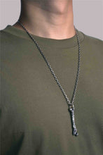 Load image into Gallery viewer, Retro Silver Animal Bone Pendant