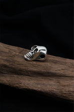 Load image into Gallery viewer, Retro Gothic Sterling Sliver Skull Pendant
