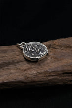 Load image into Gallery viewer, Top Hand Silver Retro 925 Sterling Silver Round Medallion Charm