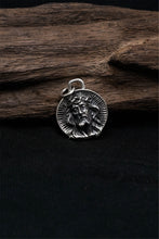 Load image into Gallery viewer, Top Hand Silver Retro 925 Sterling Silver Round Medallion Charm