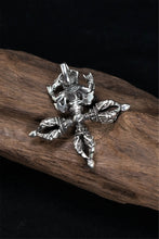 Load image into Gallery viewer, Elephant Trunk Instrument Pendant Retro 925 Sterling Silver