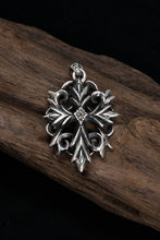 Load image into Gallery viewer, Double Cross Pendant Retro 925 Sterling Sliver