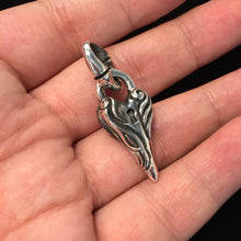 Load image into Gallery viewer, Retro Love Heart Pendant 925 Sterling Silver