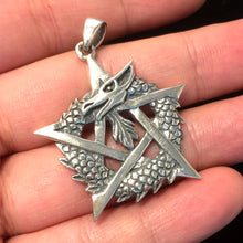 Load image into Gallery viewer, Retro 925 Sterling Silver Dragon Pendant