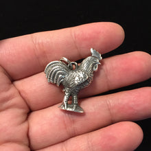 Load image into Gallery viewer, Retro Rooster 925 Sterling Silver Pendant