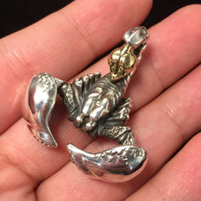 Load image into Gallery viewer, Retro 925 Sterling Silver Scorpion Charm Pendant