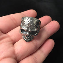 Load image into Gallery viewer, Retro 925 Sterling Silver Human Skull Ring