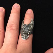 Load image into Gallery viewer, Retro Eagle Spread Wings 925 Sterling Silver Ring