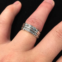 Load image into Gallery viewer, Retro 925 Sterling Silver Open Feather Ring