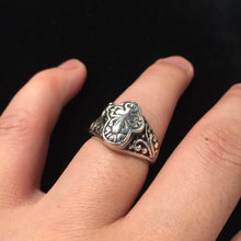 Load image into Gallery viewer, Antique Retro Secret Box 925 Sterling Silver Rings