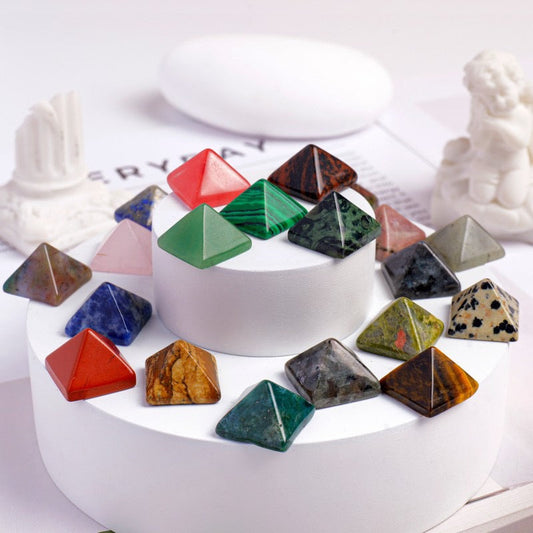 Crystal Mini Pyramid Ornament