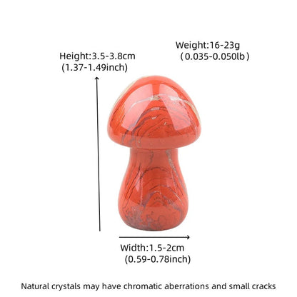 Crystal Mini Mushroom Decor
