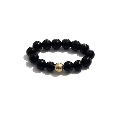 3mm Multi Round Bead Ring Elastic Rings Stackable