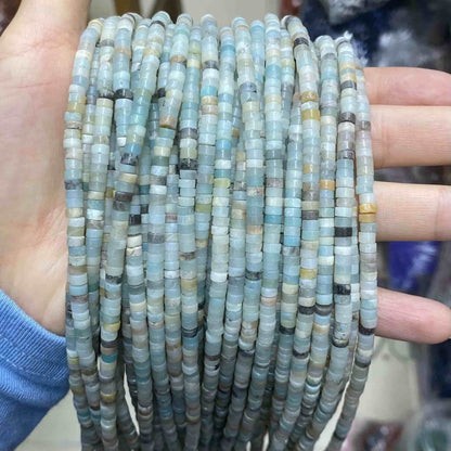 Heishi Rondelle Beads 2x4mm Quartz/Jasper/Agate/Crystal