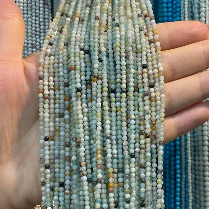 2mm 3mm 4mm Round Amazonite Beads