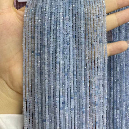 Tiny Square Faceted Beads 2-3mm Gemstone/Quartz/Jasper/Agate