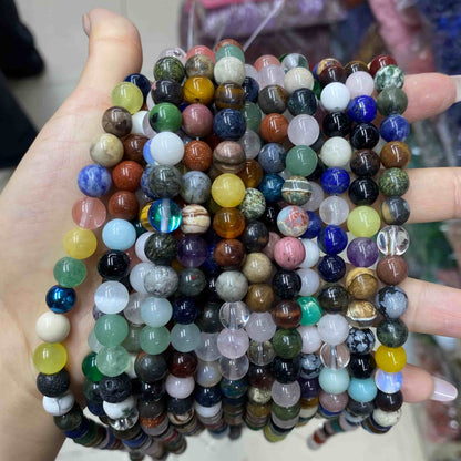 Wholesale Gemstone Beads 4mm 6mm 8mm 10mm 12mm-Loose Bead -Free Shipping （I）