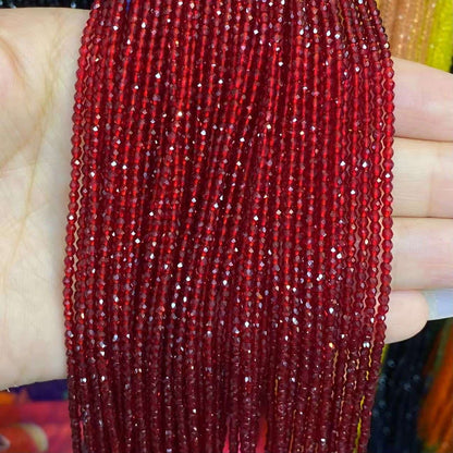 Nano Beads Tiny Round Faceted Beads 2mm 3mm