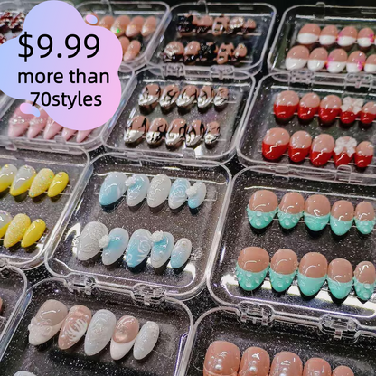 #2 Press On Nails Box – Handmade, Reusable, Unique Styles