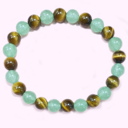 Mixed Aventurine for Better Wealth & Career Crystal Bracelet