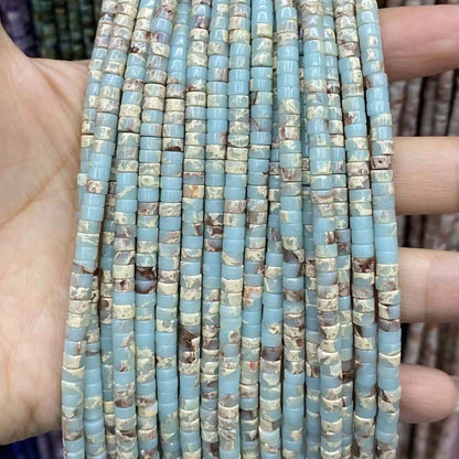 Heishi Rondelle Beads 2x4mm Quartz/Jasper/Agate/Crystal